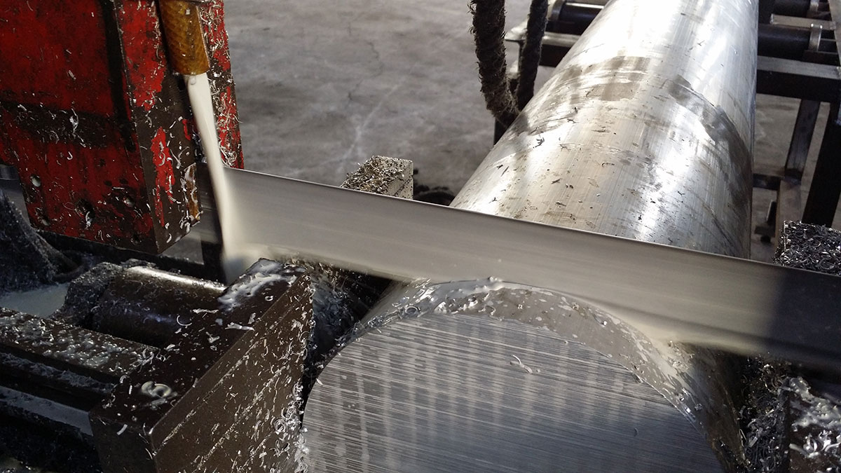 Special high-speed (2000m/min) saw blades for aluminum alloy – cutting 7 series aluminum bars